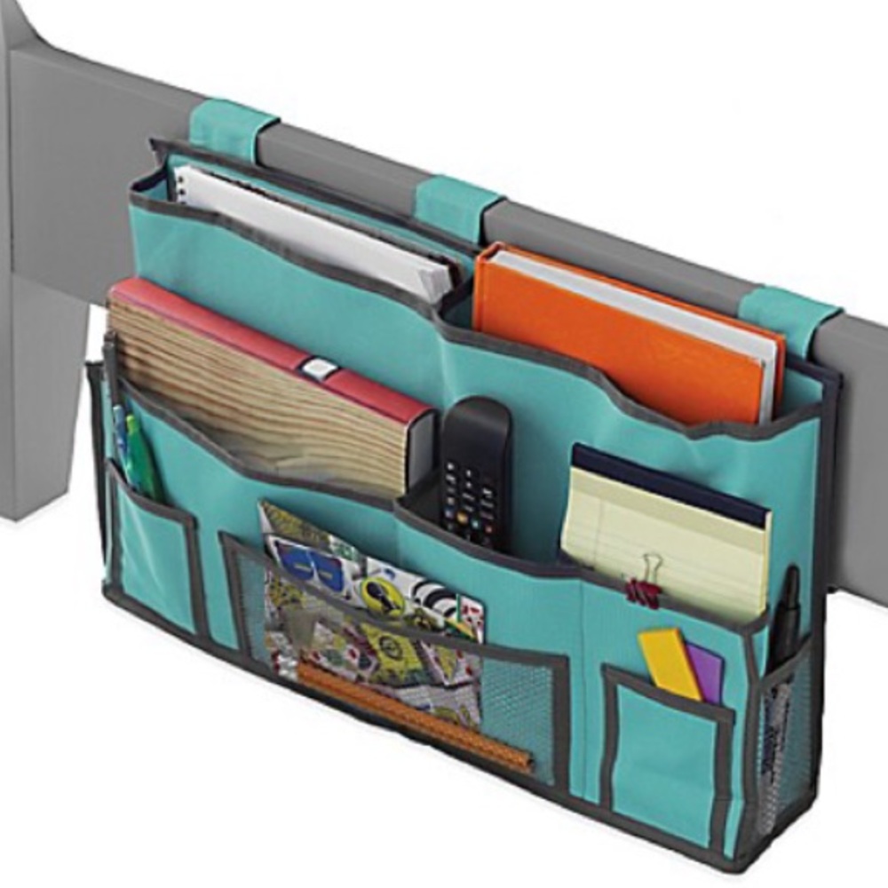 ⭐️Bedside caddy / organizer, back to school bedroom / dorm organization